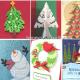 Do-it-yourself voluminous New Year cards