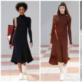 Fashionable knitted dresses of the fall-winter season
